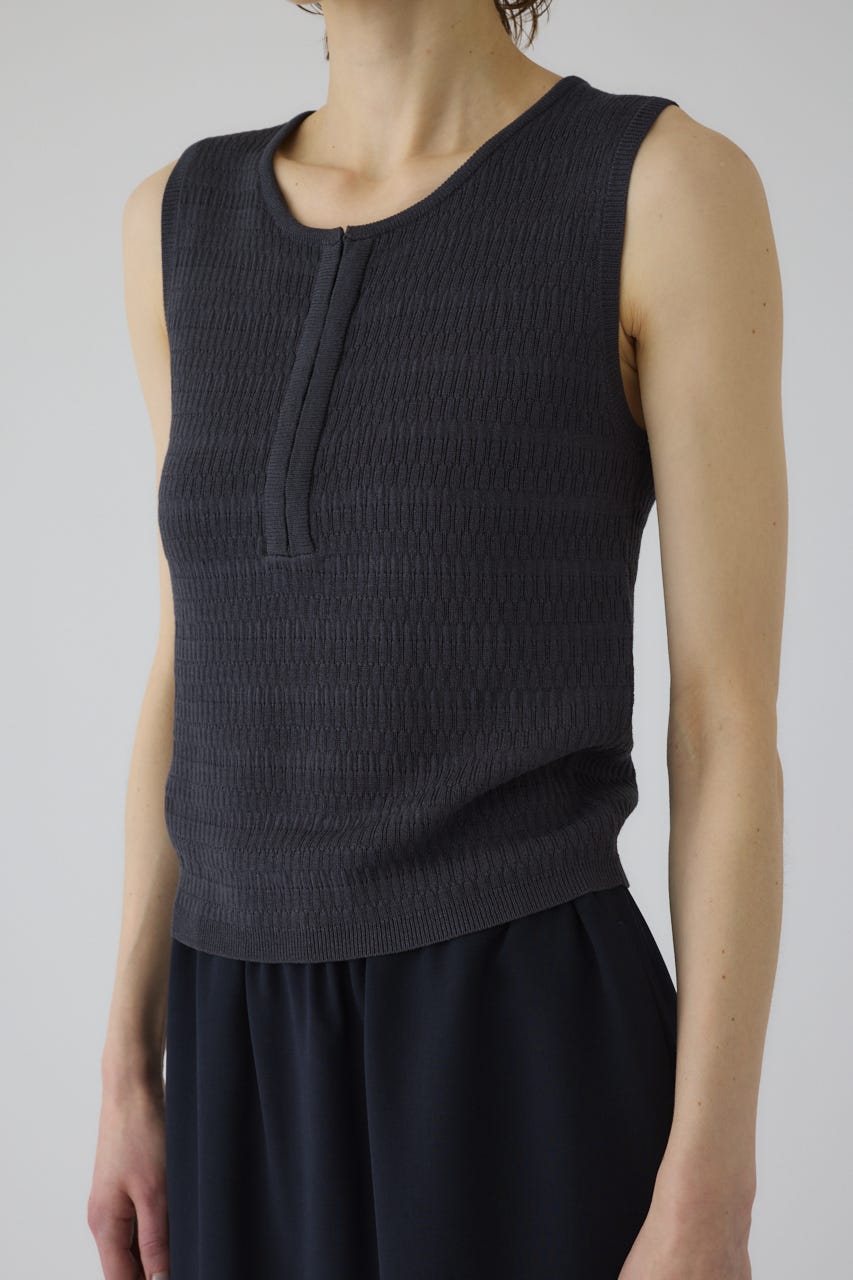 5/1- order start Round neck hook tank GRY FREE