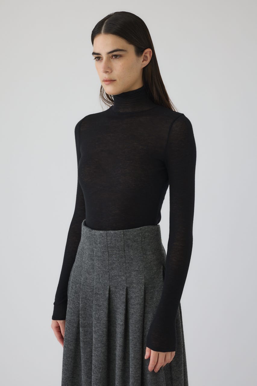 12/3- order start Soft touch silk mix inner tops BLK FREE