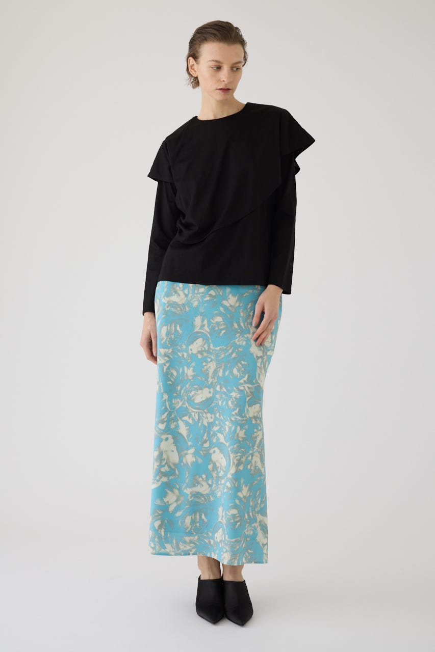 2/18- order start Layered gather cut tops BLK FREE