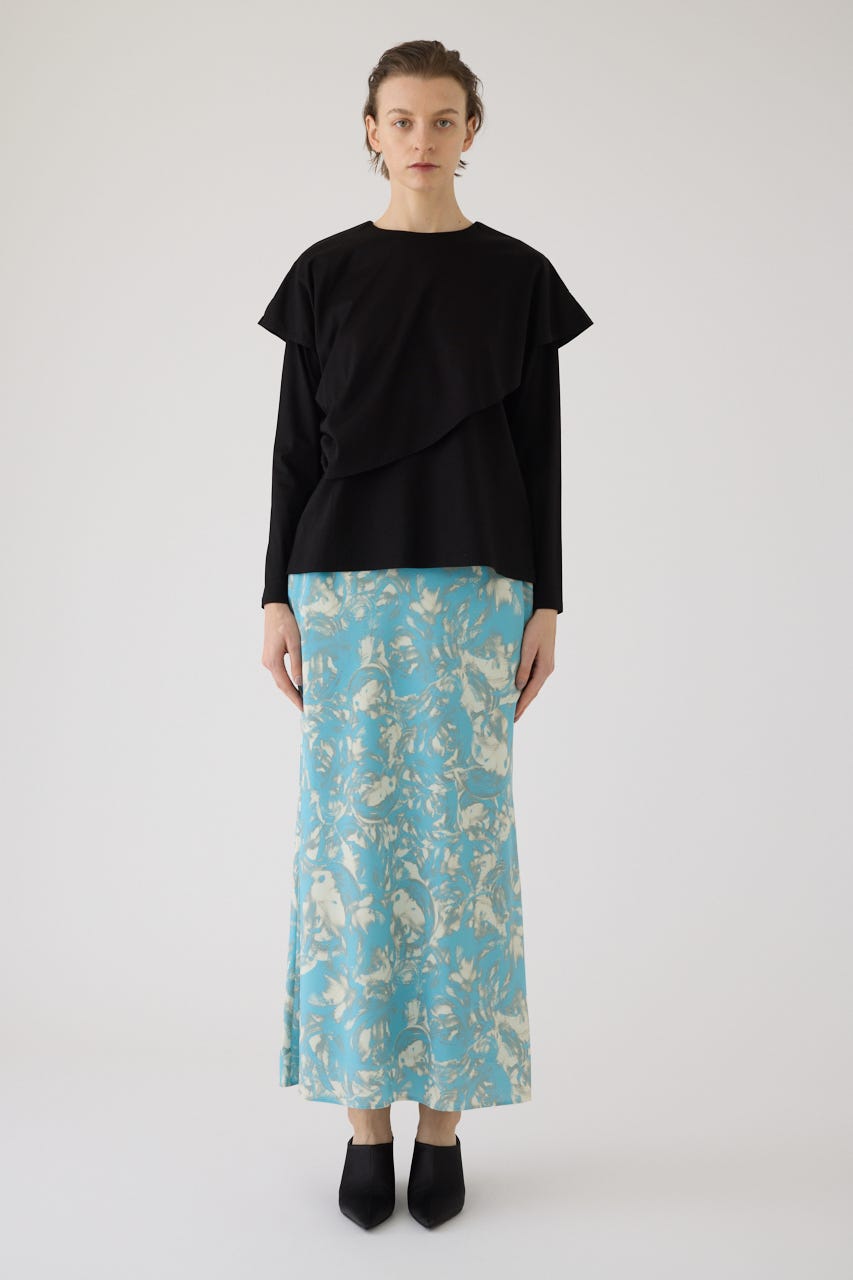 2/18- order start Layered gather cut tops BLK FREE