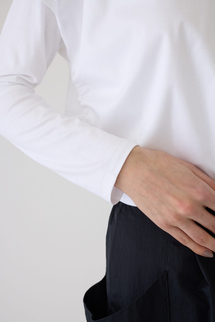 2/18- order start Layered gather cut tops WHT FREE