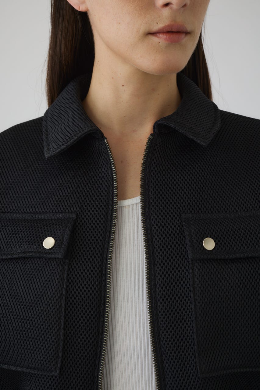 1/1- order start Sponge fabric bomber blouson BLK FREE