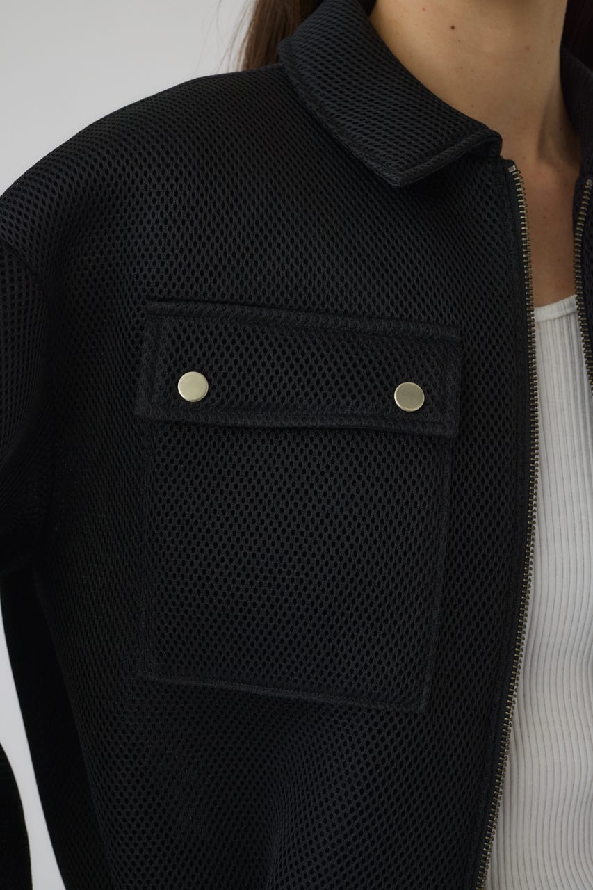 1/1- order start Sponge fabric bomber blouson BLK FREE