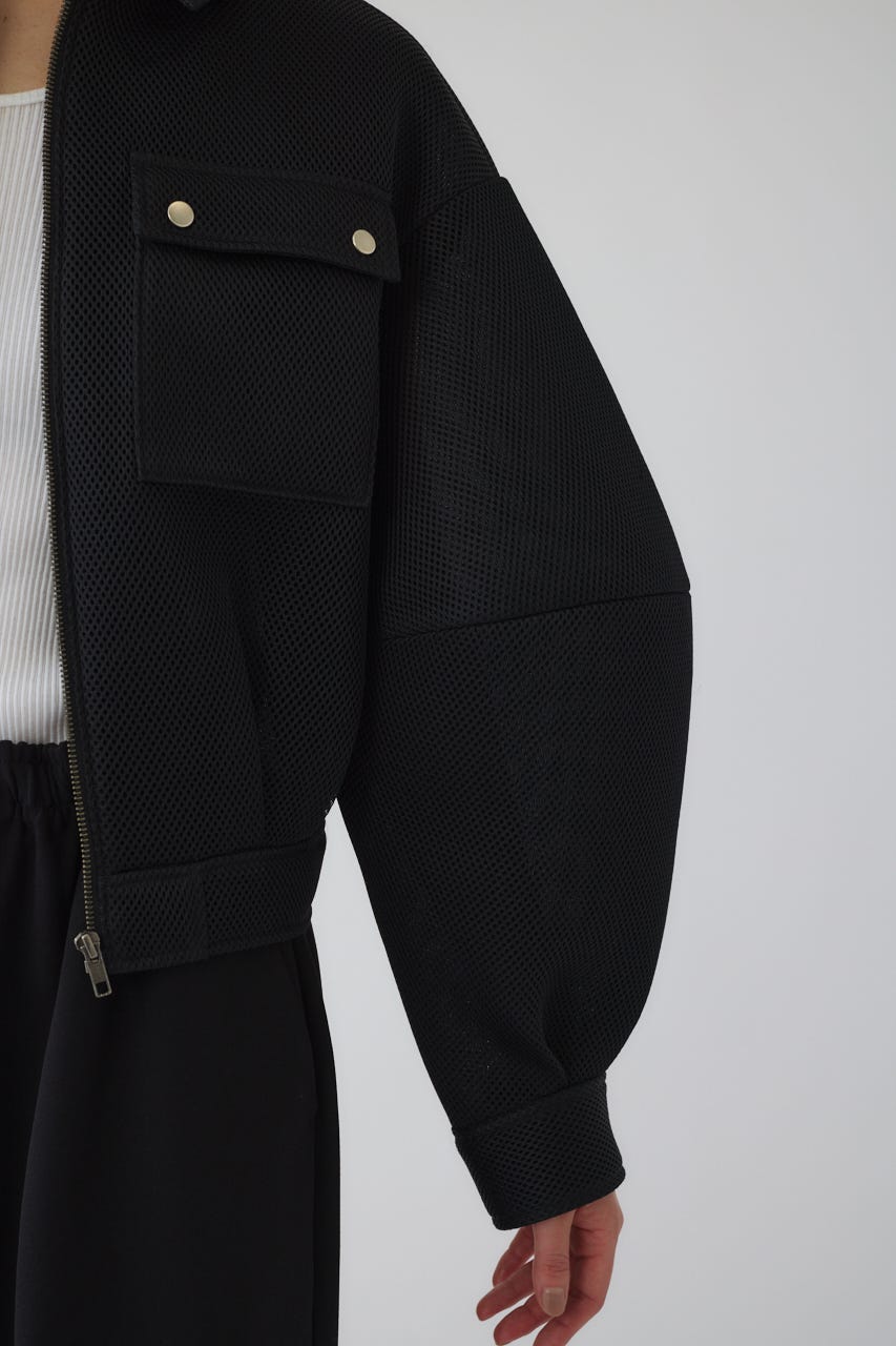 1/1- order start Sponge fabric bomber blouson BLK FREE