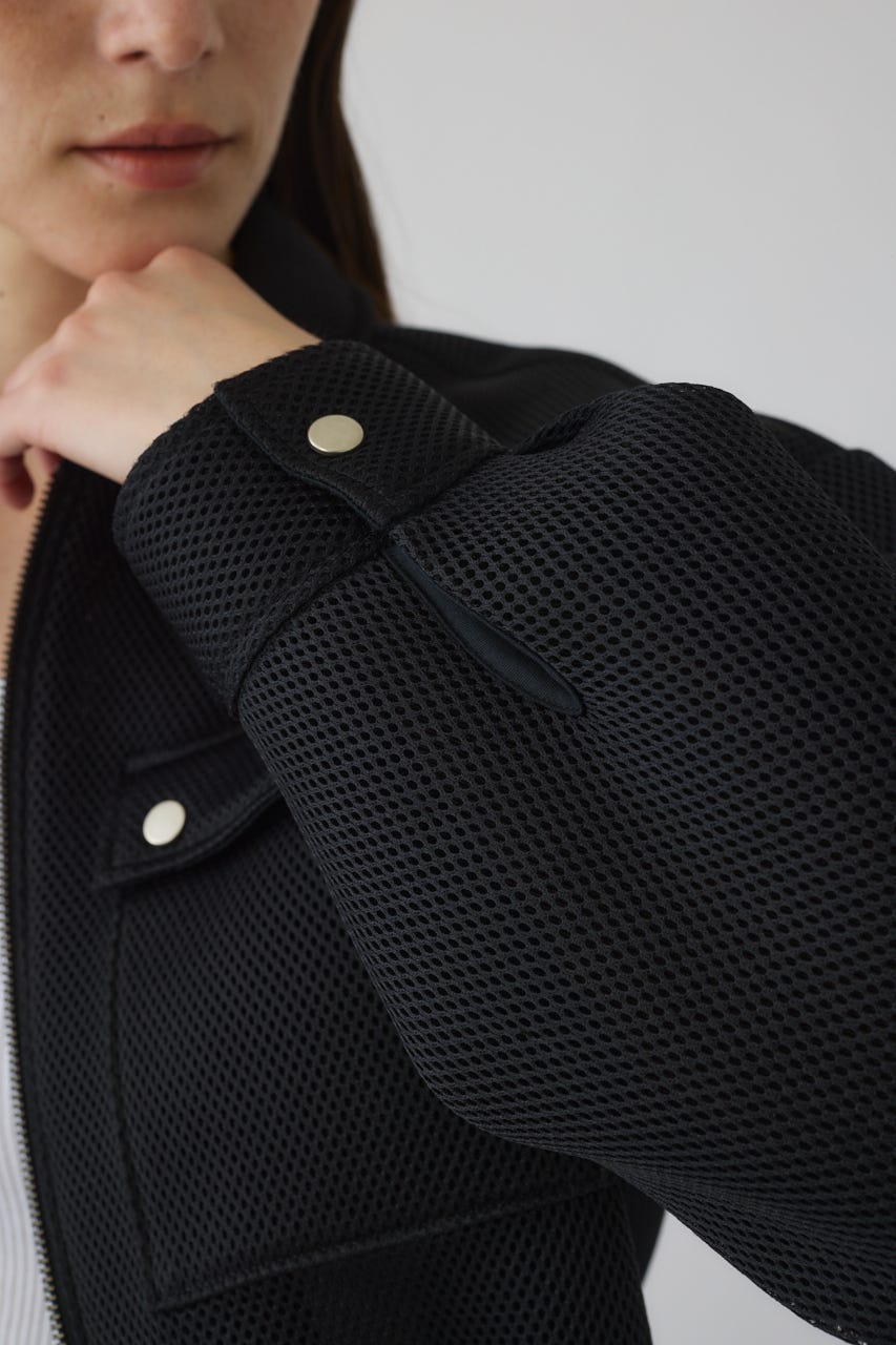 1/1- order start Sponge fabric bomber blouson BLK FREE