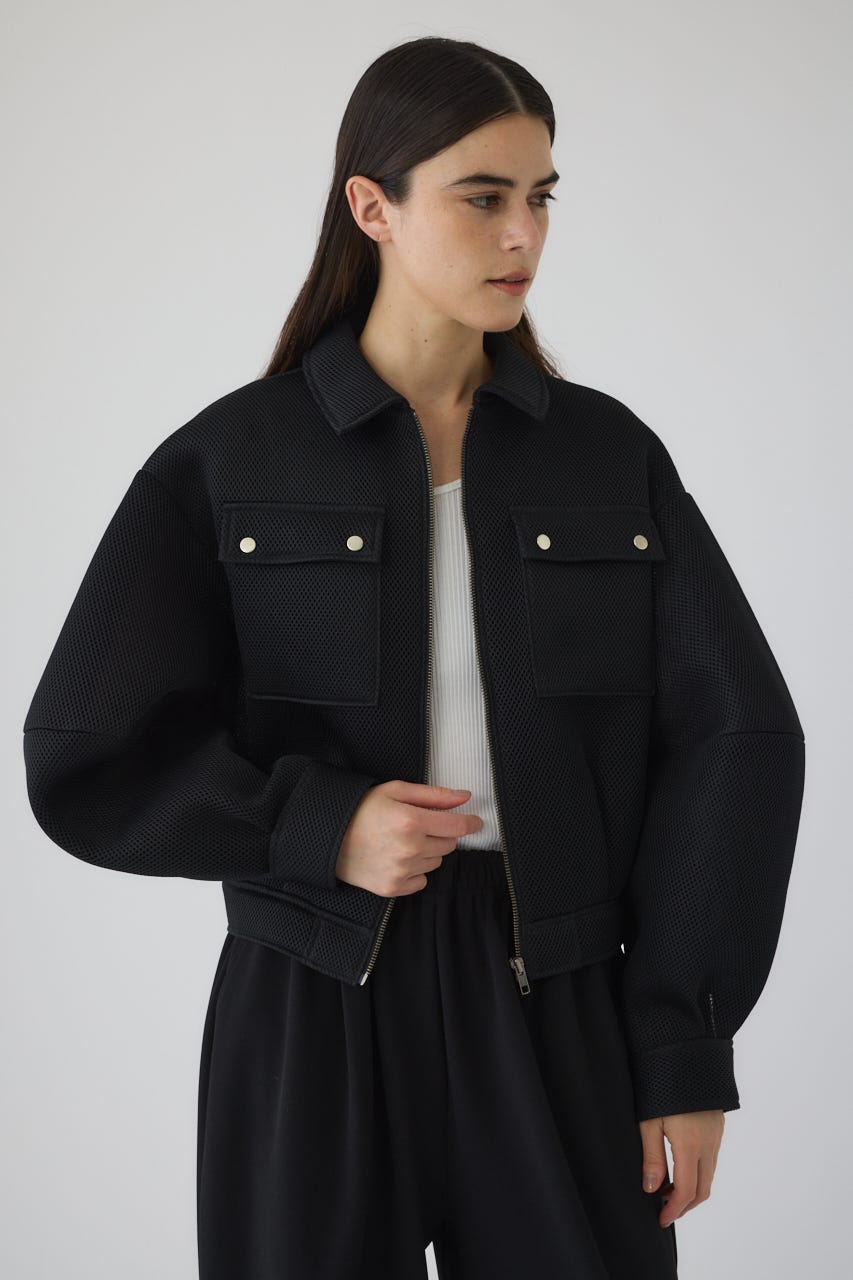 1/1- order start Sponge fabric bomber blouson BLK FREE