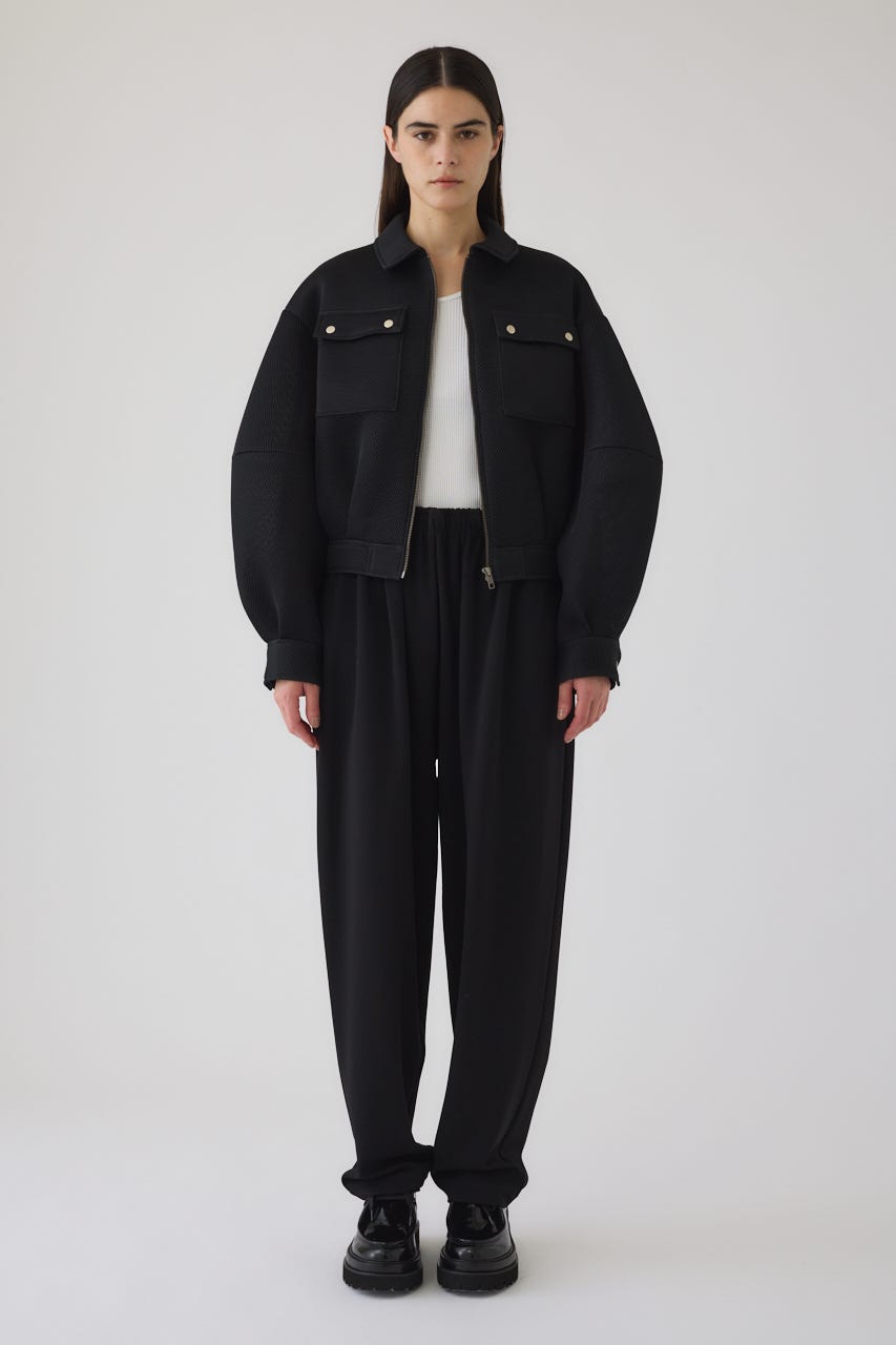 1/1- order start Sponge fabric bomber blouson BLK FREE