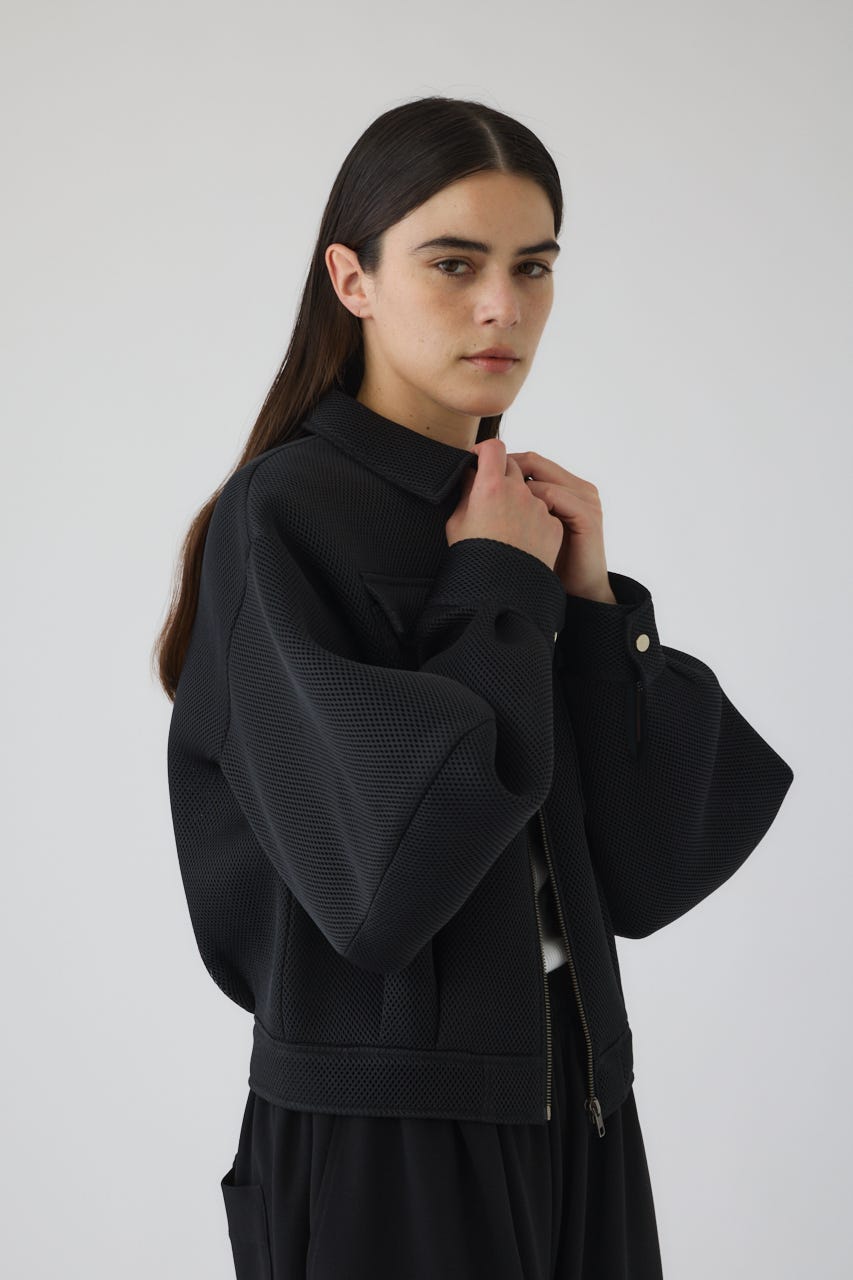 1/1- order start Sponge fabric bomber blouson BLK FREE