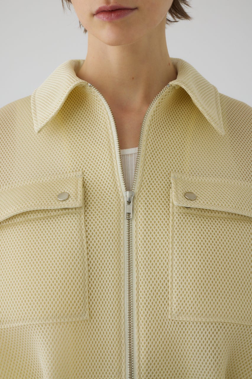 1/1- order start Sponge fabric bomber blouson L/YEL FREE