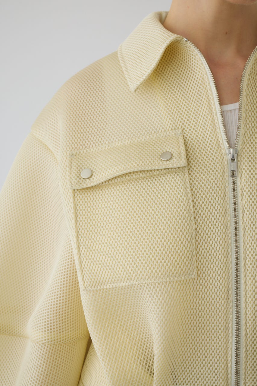 1/1- order start Sponge fabric bomber blouson L/YEL FREE