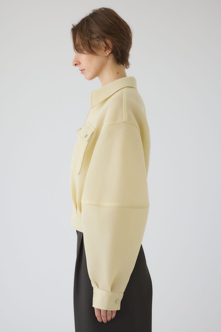 1/1- order start Sponge fabric bomber blouson L/YEL FREE