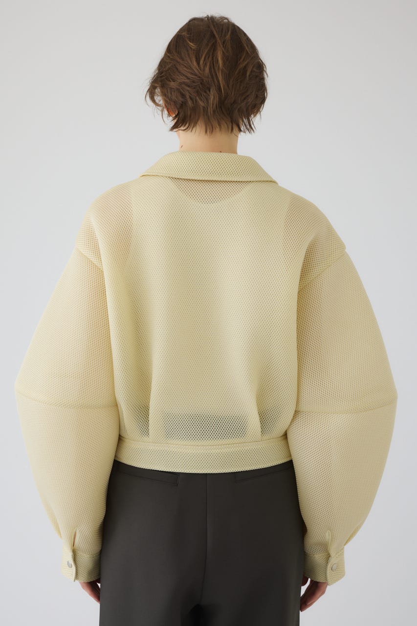 1/1- order start Sponge fabric bomber blouson L/YEL FREE