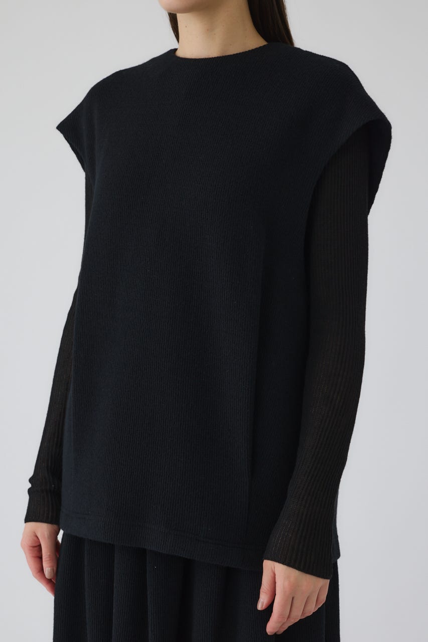 12/17- order start Front hole vest like tops BLK FREE