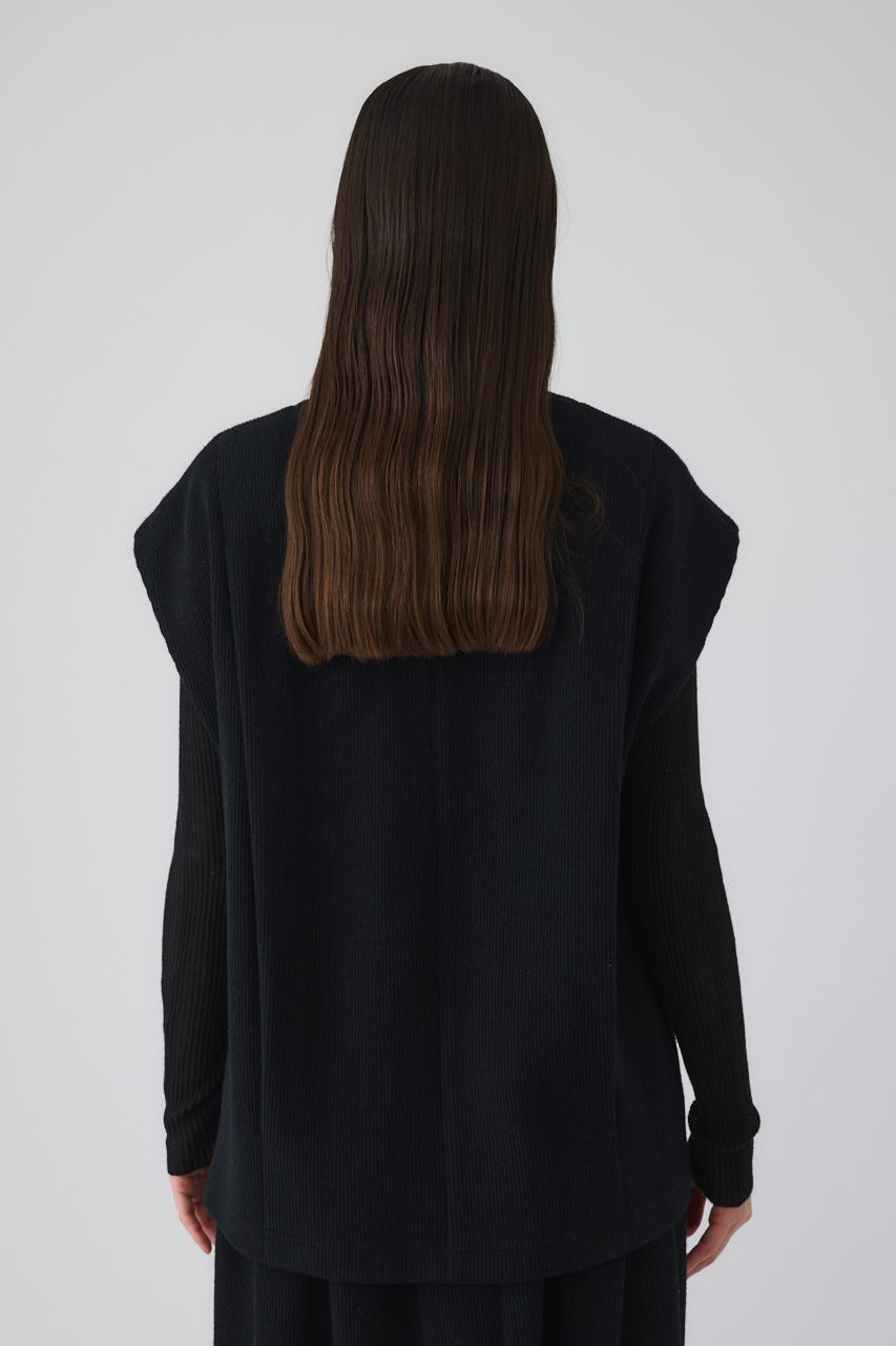 12/17- order start Front hole vest like tops BLK FREE