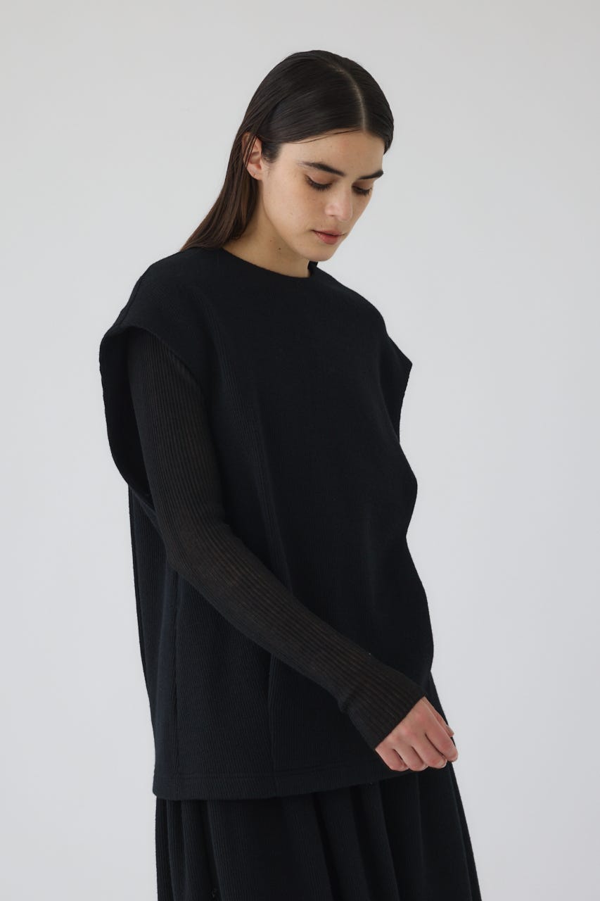 12/17- order start Front hole vest like tops BLK FREE