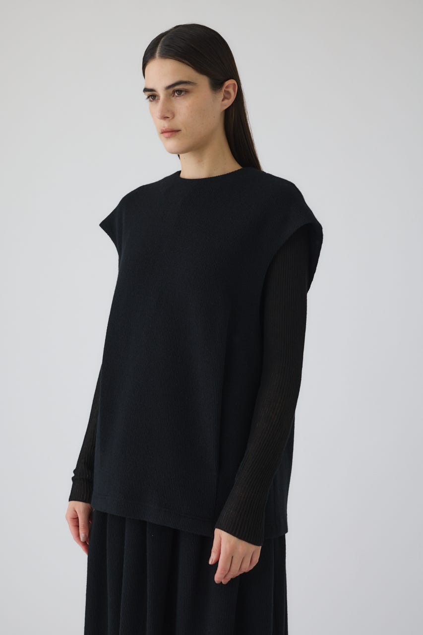 12/17- order start Front hole vest like tops BLK FREE