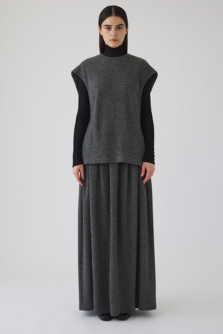 12/17- order start Front hole vest like tops GRY FREE