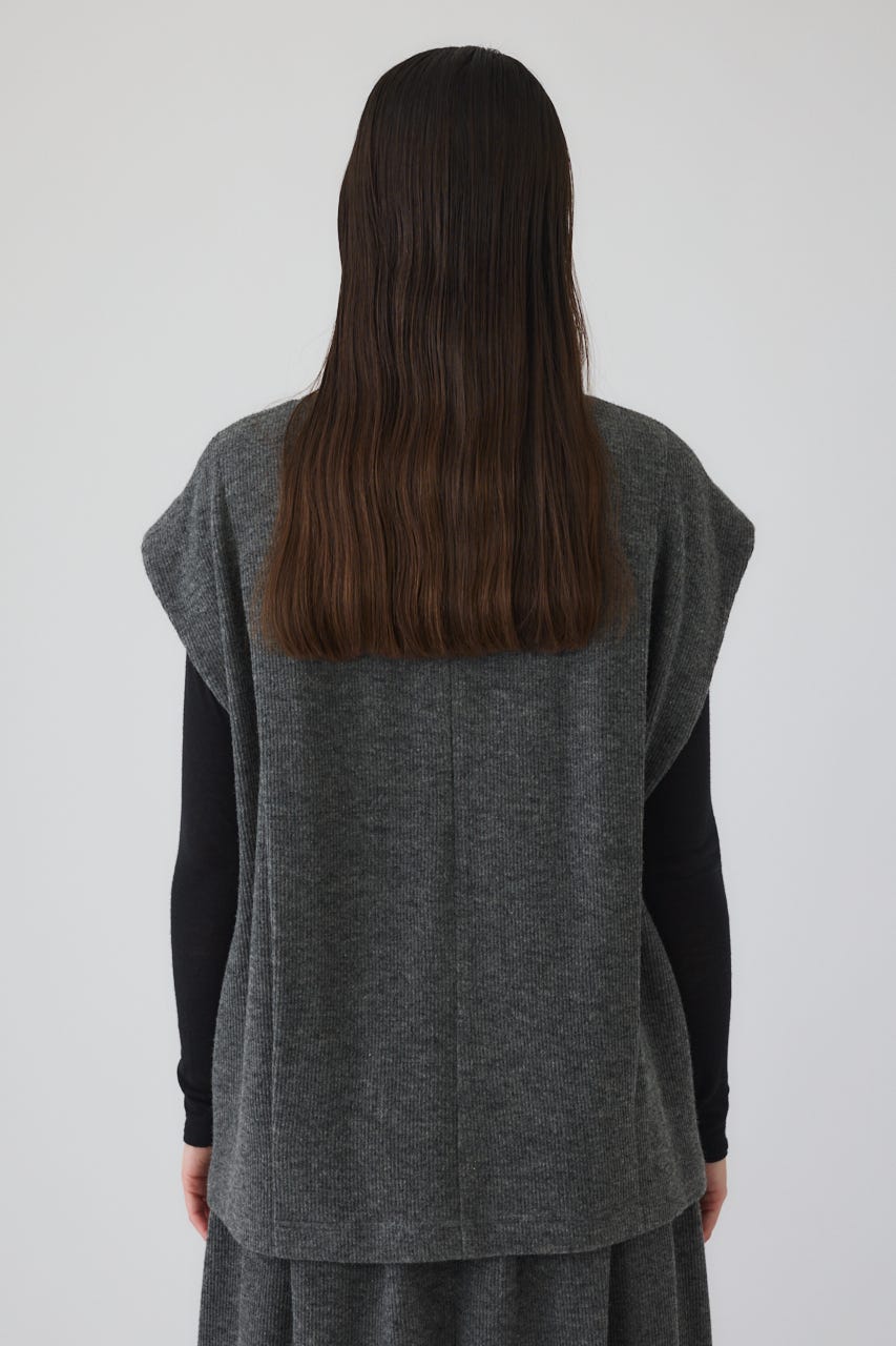 12/17- order start Front hole vest like tops GRY FREE