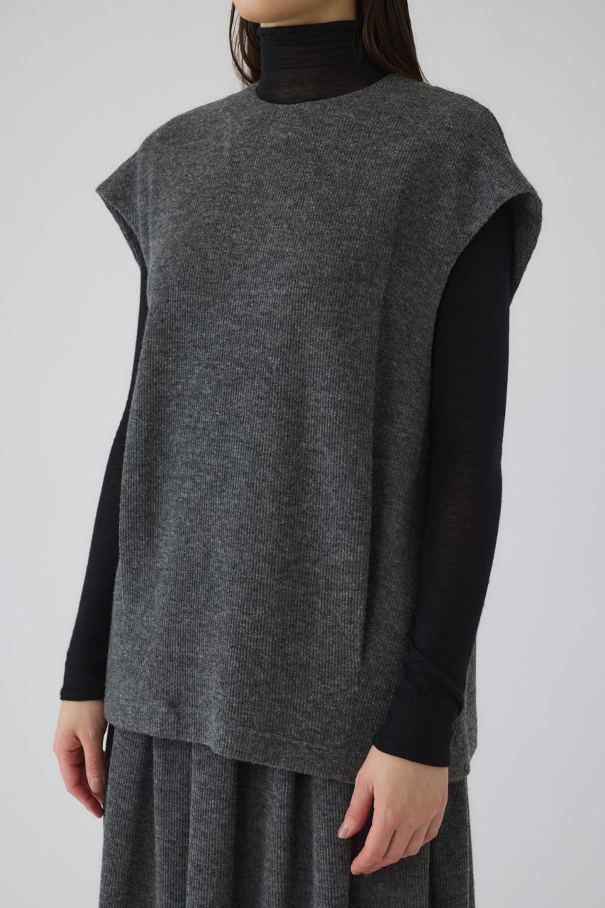 12/17- order start Front hole vest like tops GRY FREE