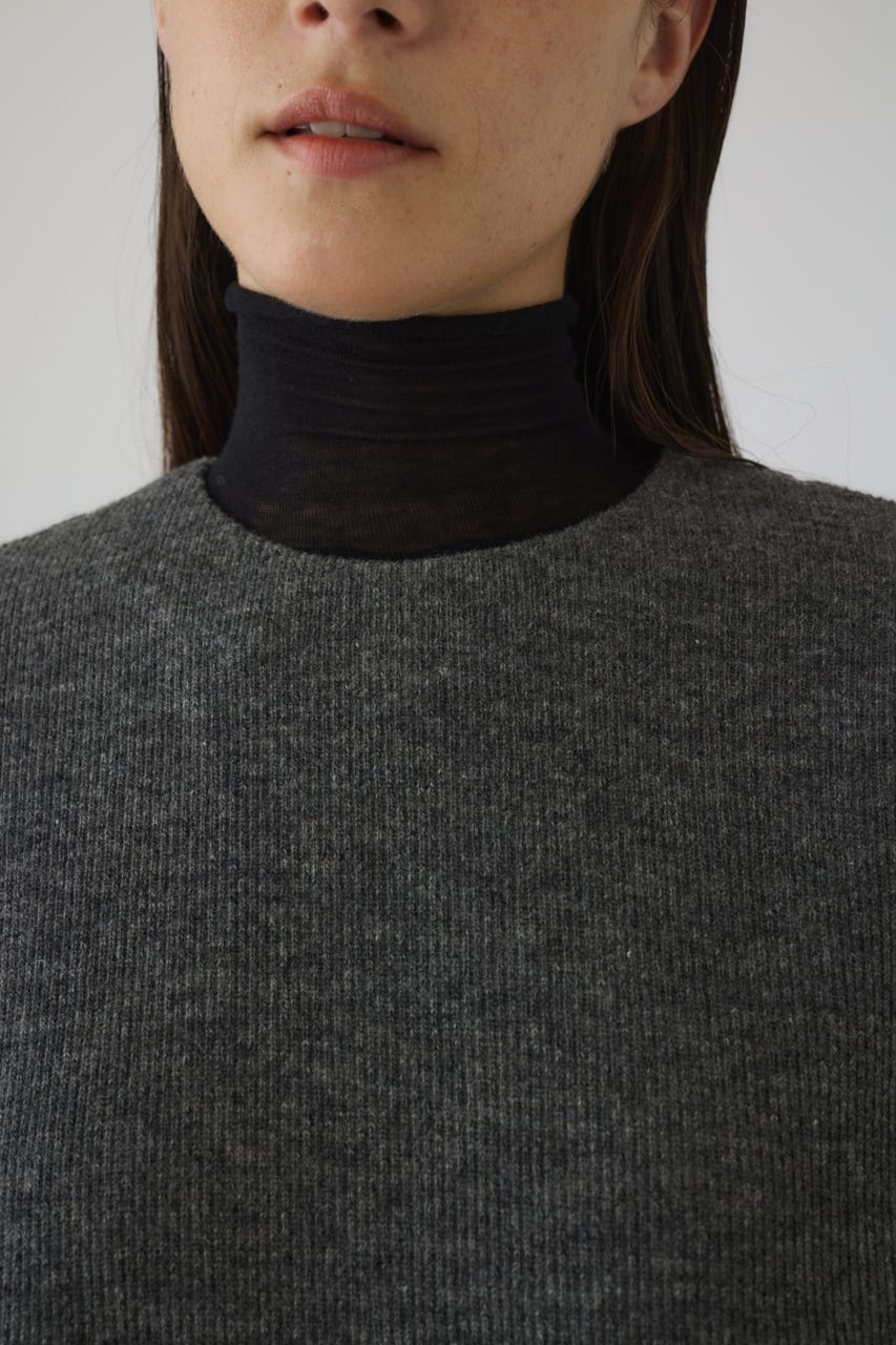 12/17- order start Front hole vest like tops GRY FREE