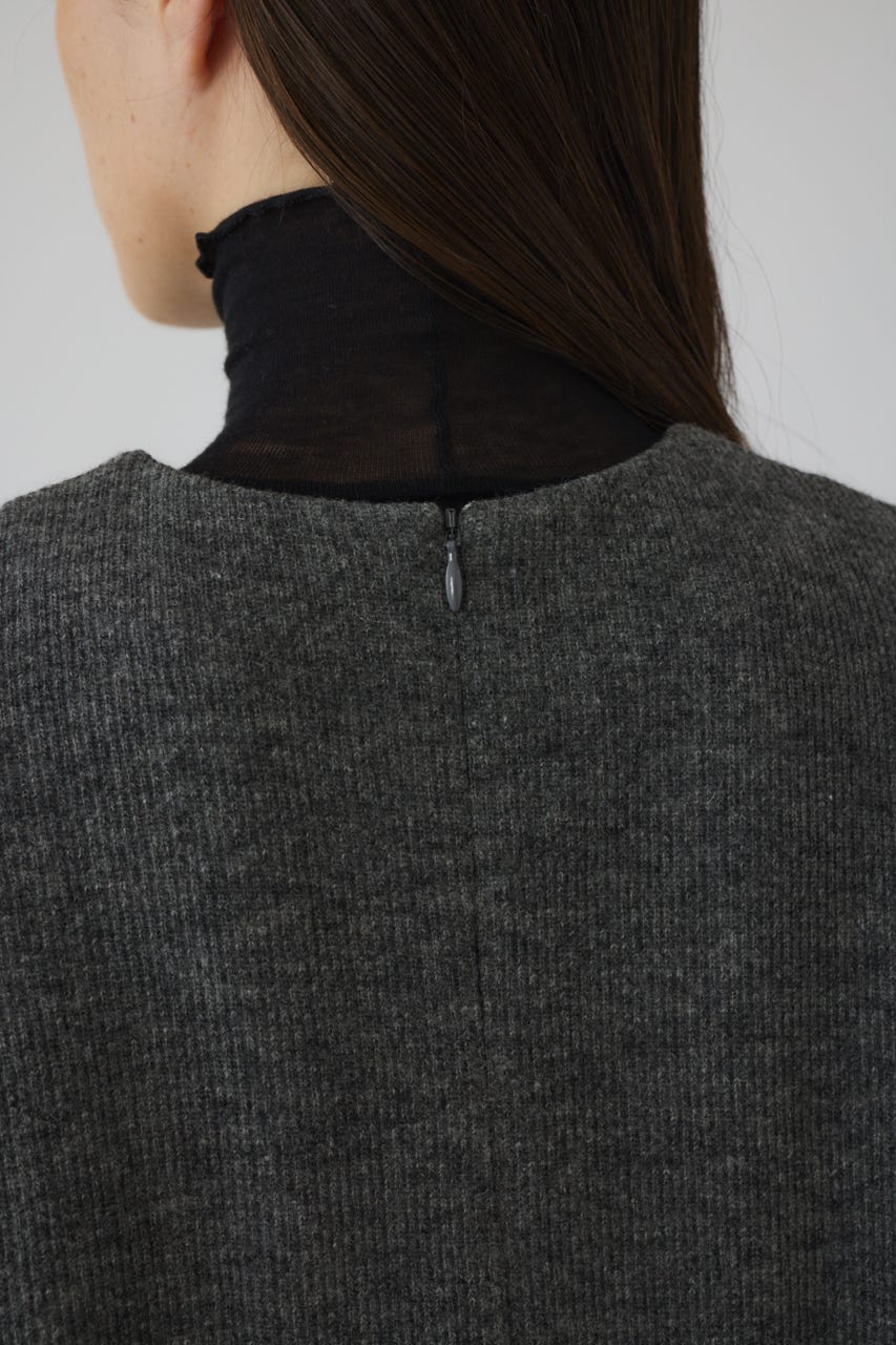 12/17- order start Front hole vest like tops GRY FREE