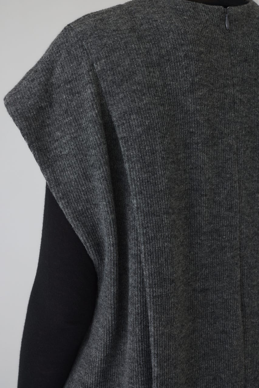 12/17- order start Front hole vest like tops GRY FREE