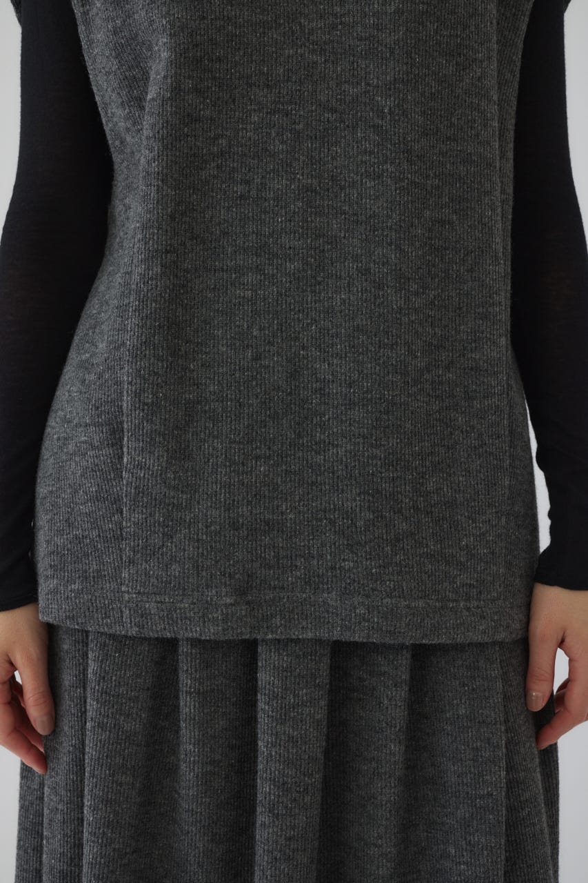 12/17- order start Front hole vest like tops GRY FREE