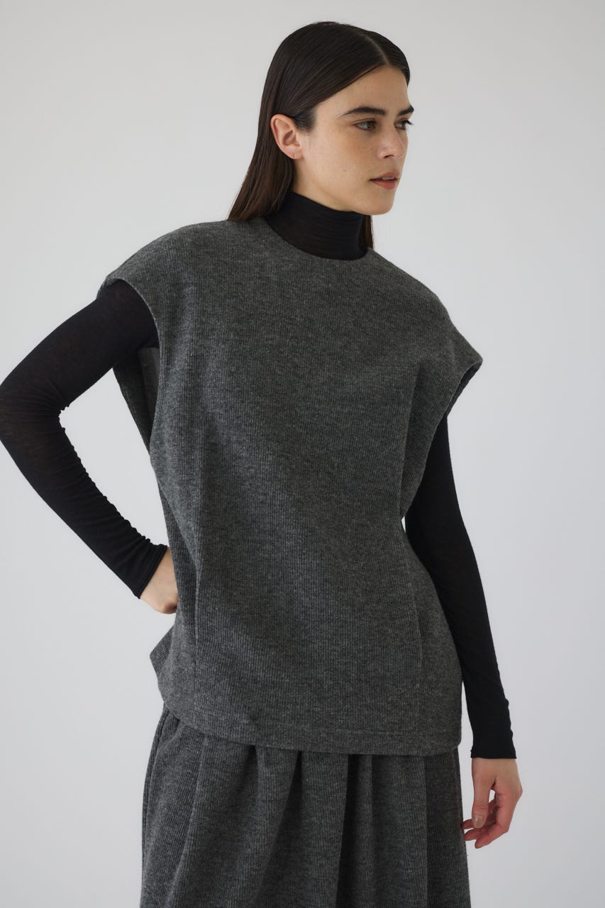 12/17- order start Front hole vest like tops GRY FREE