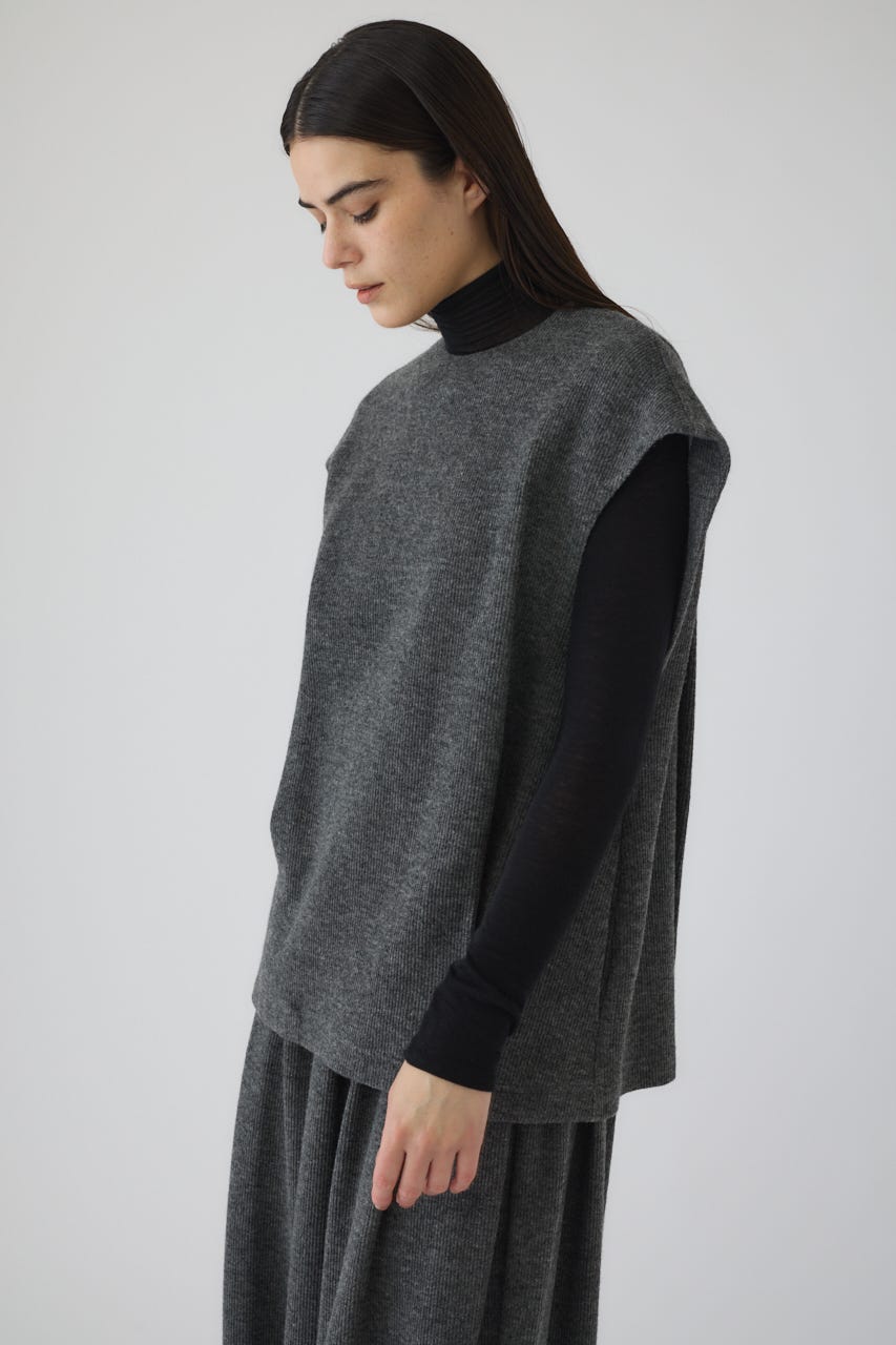 12/17- order start Front hole vest like tops GRY FREE