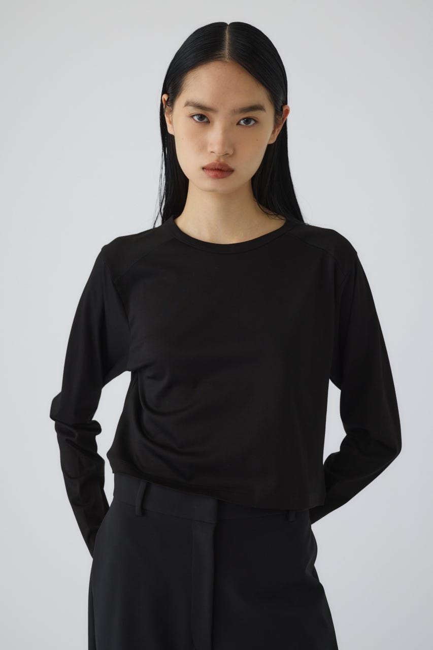 Silky long T/SH BLK FREE