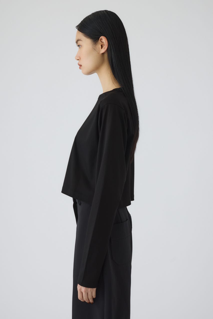 Silky long T/SH BLK FREE