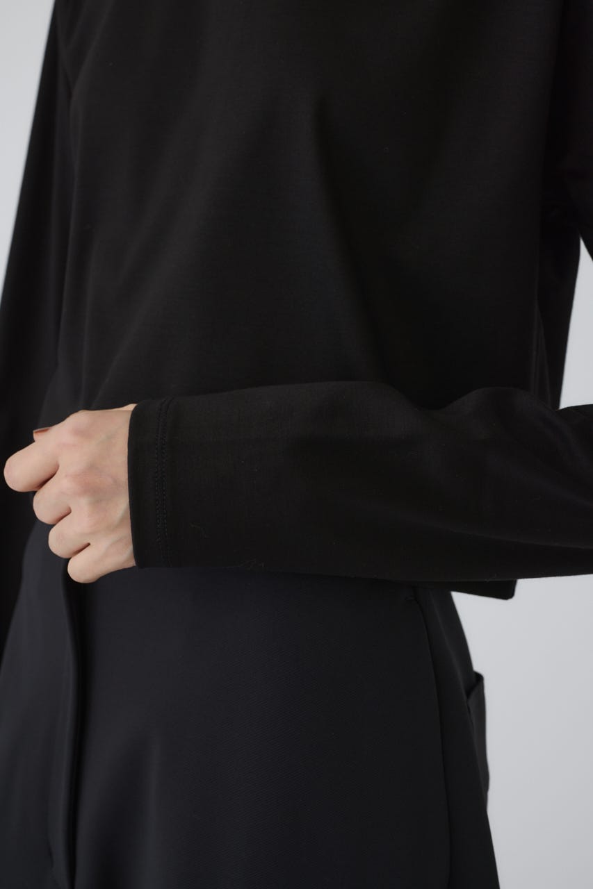 Silky long T/SH BLK FREE