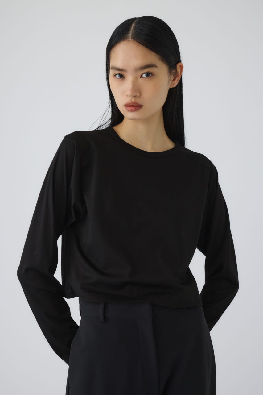 Silky long T/SH BLK FREE