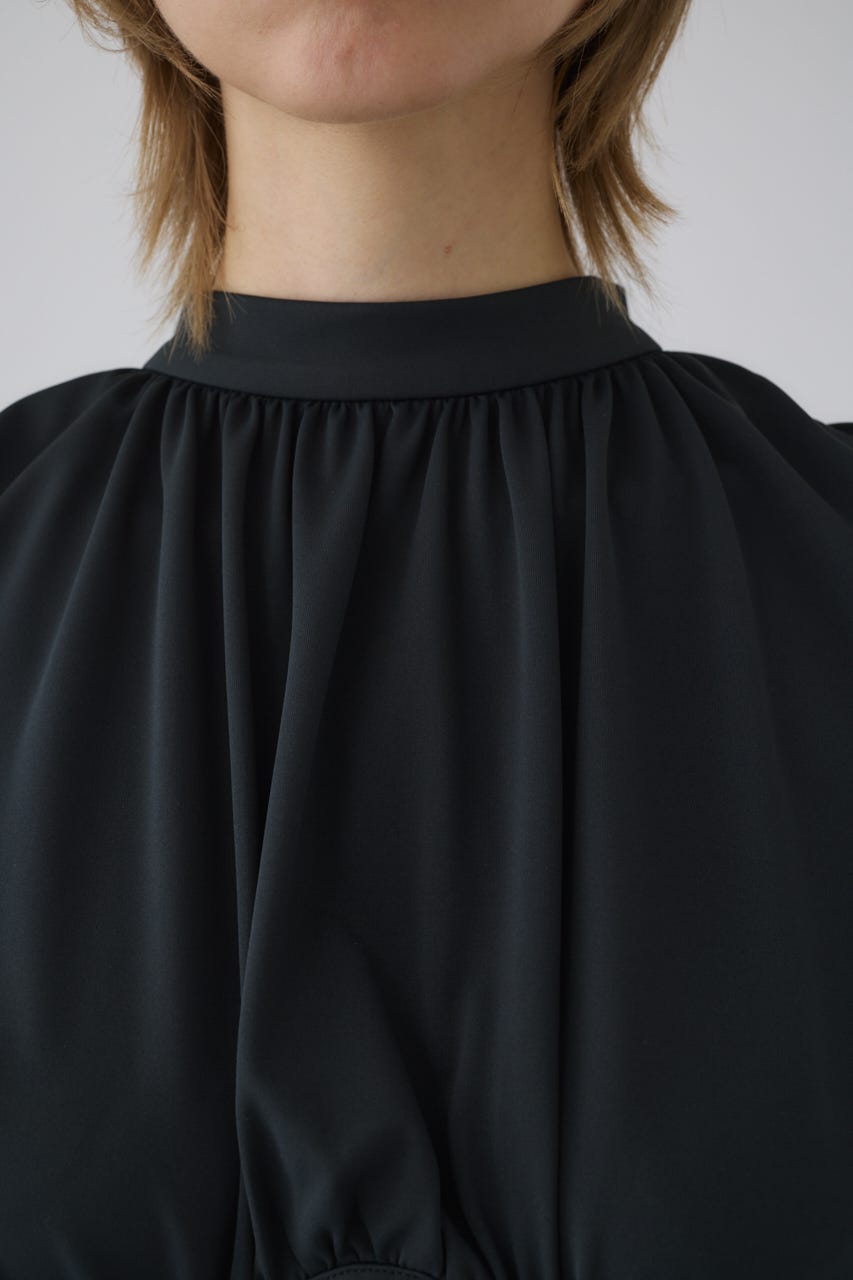 3/4 order start Hidden detail drape tops BLK 36