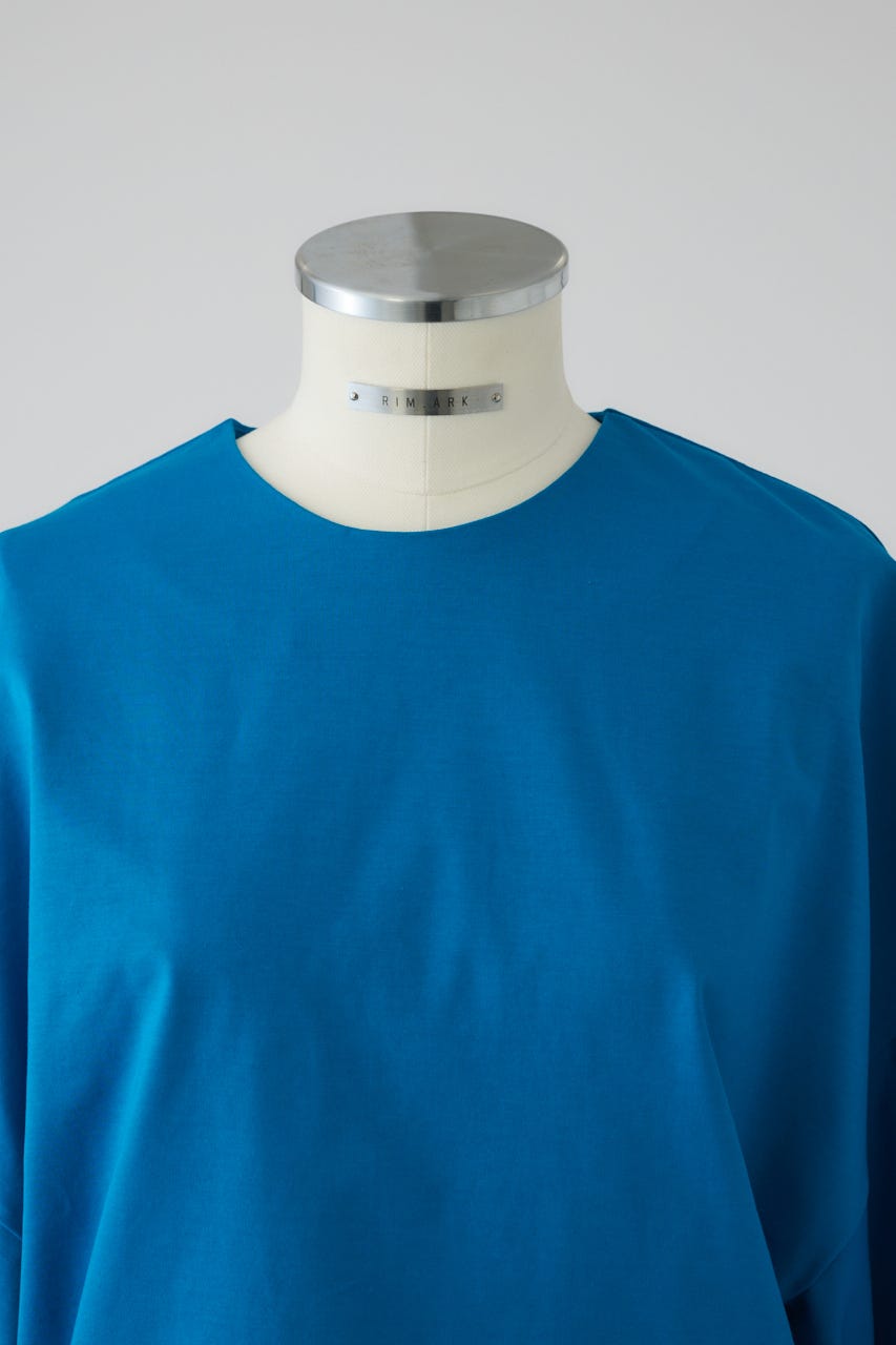 Curved line cotton tops BLU FREE