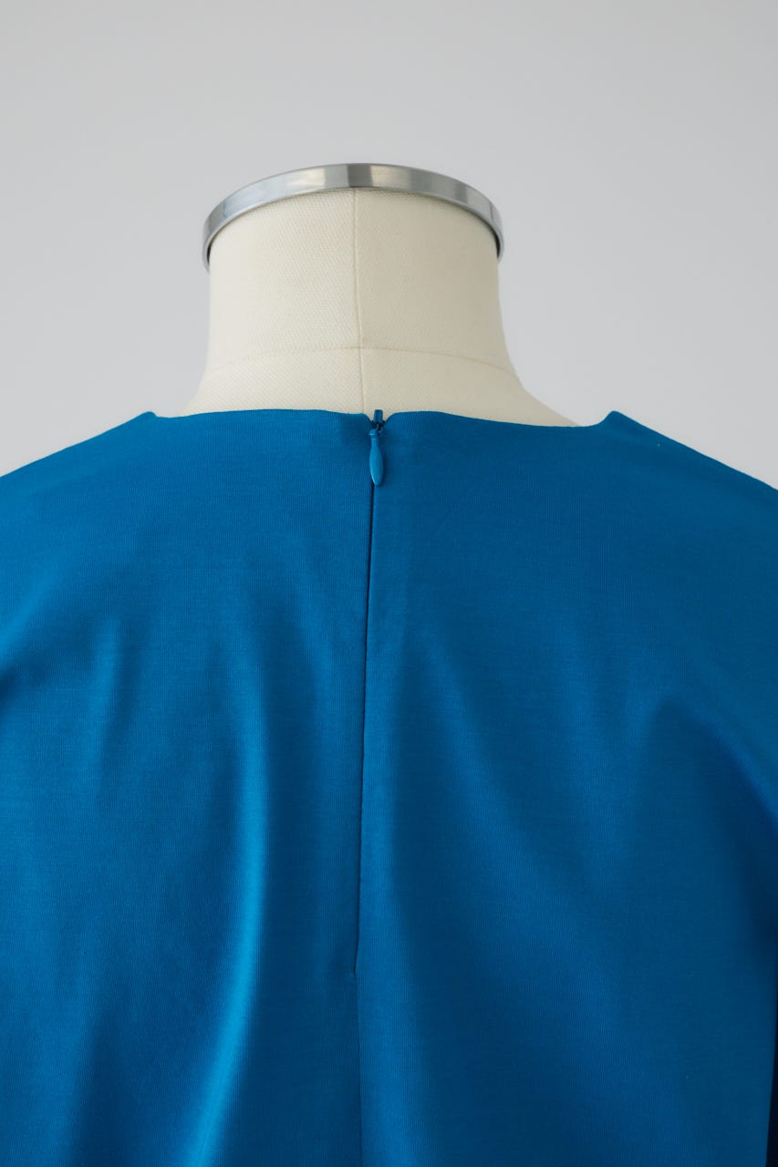 Curved line cotton tops BLU FREE