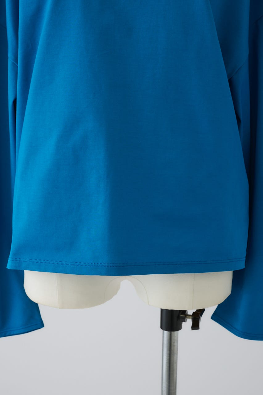 Curved line cotton tops BLU FREE