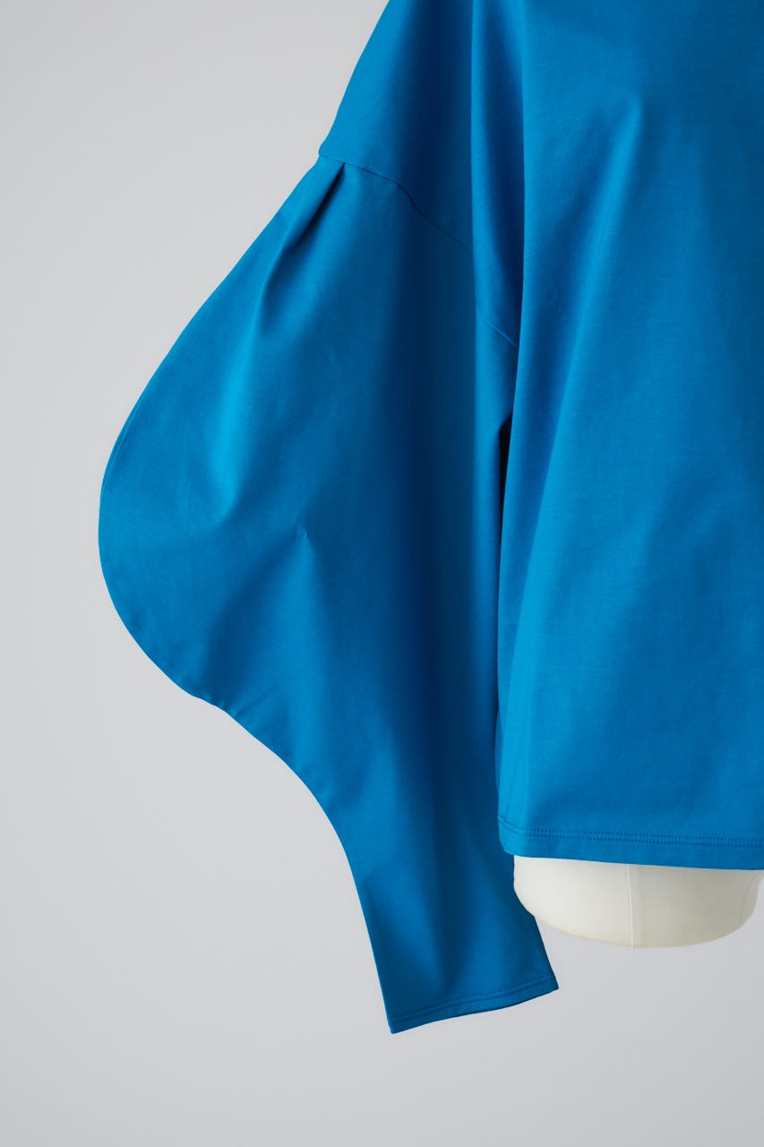 Curved line cotton tops BLU FREE