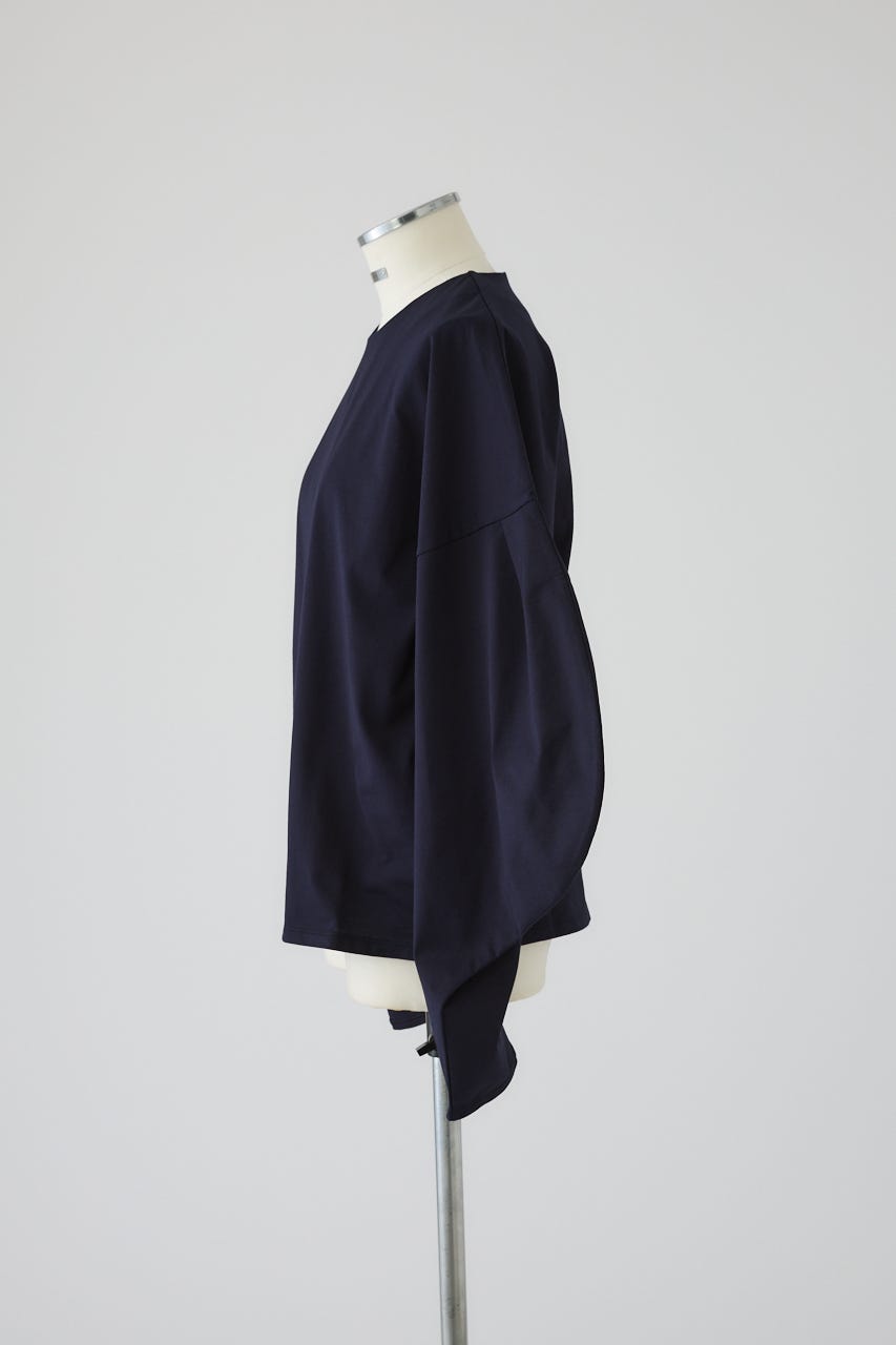 Curved line cotton tops NVY FREE