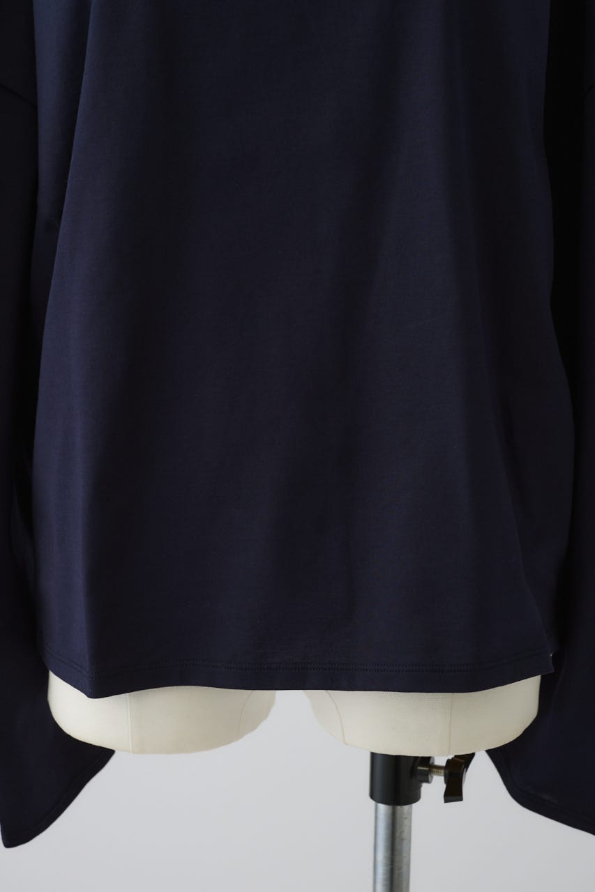 Curved line cotton tops NVY FREE