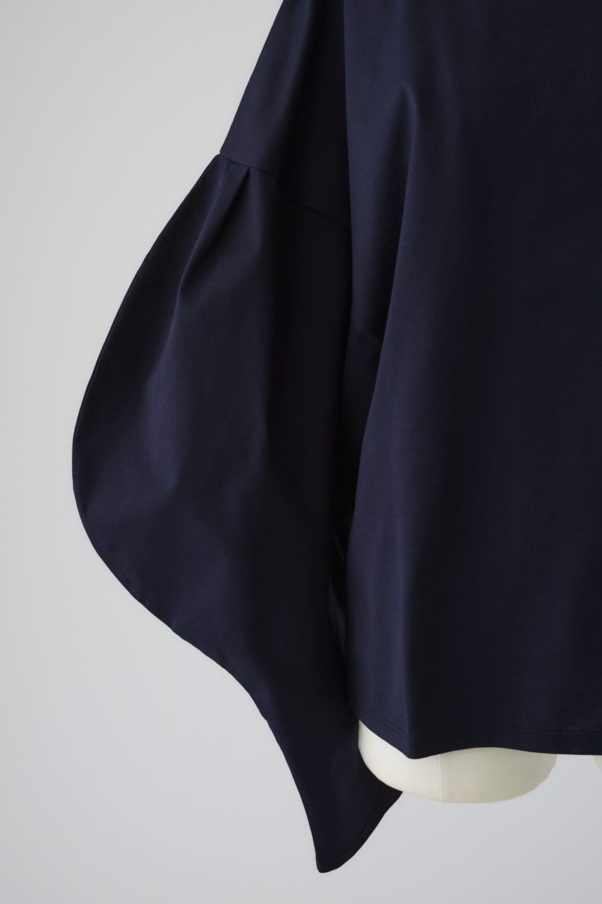 Curved line cotton tops NVY FREE