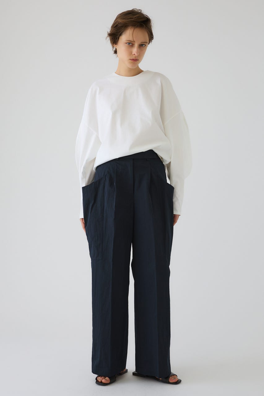 Curved line cotton tops WHT FREE