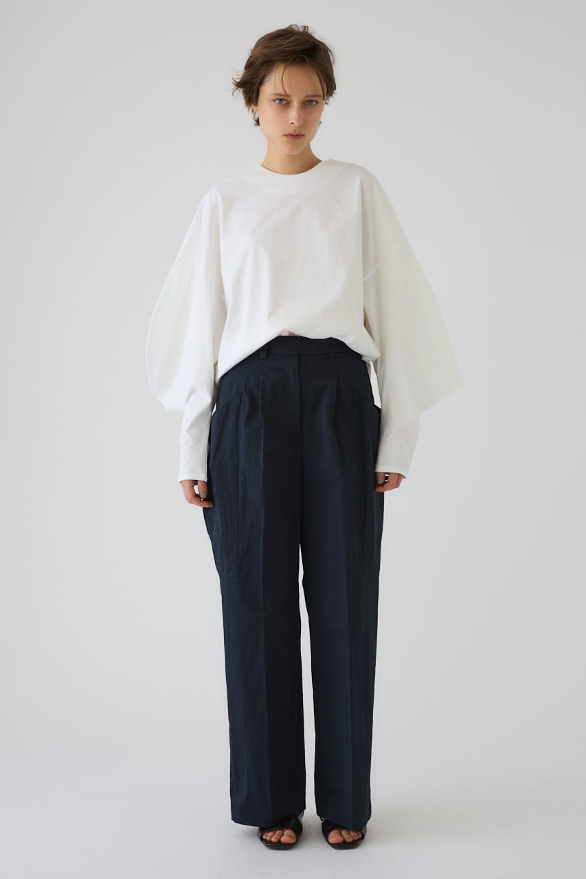 Curved line cotton tops WHT FREE