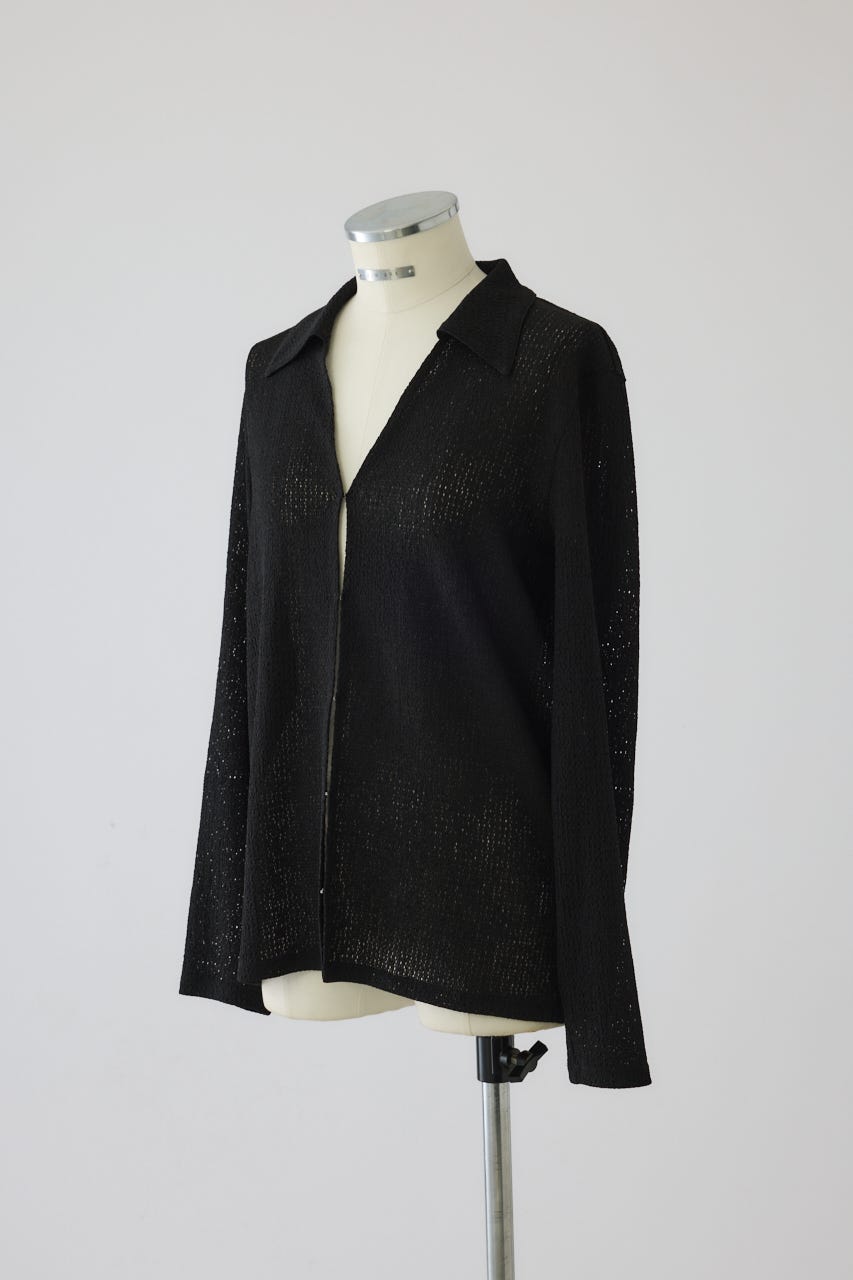 2/18- order start Sheer lace hook tops BLK FREE