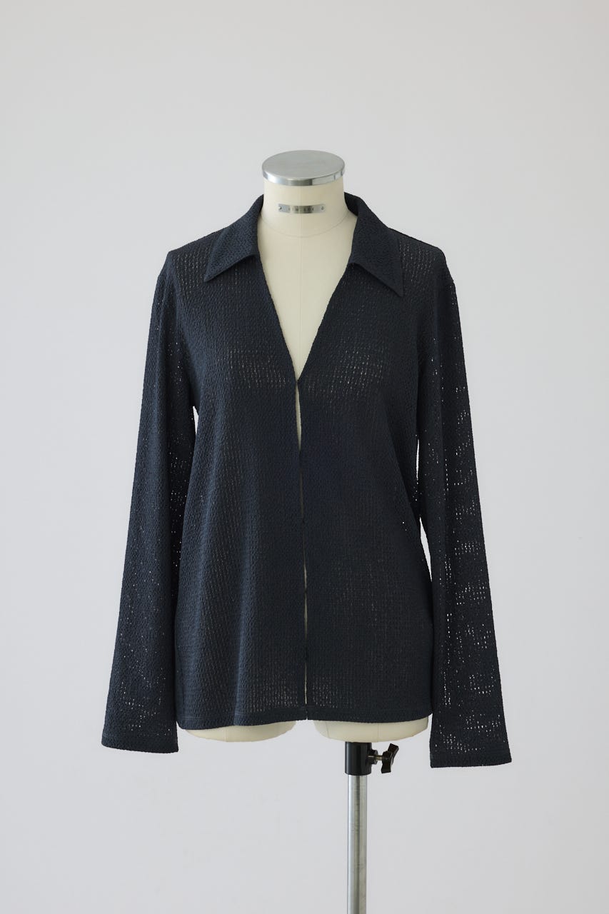 2/18- order start Sheer lace hook tops D/BLU FREE