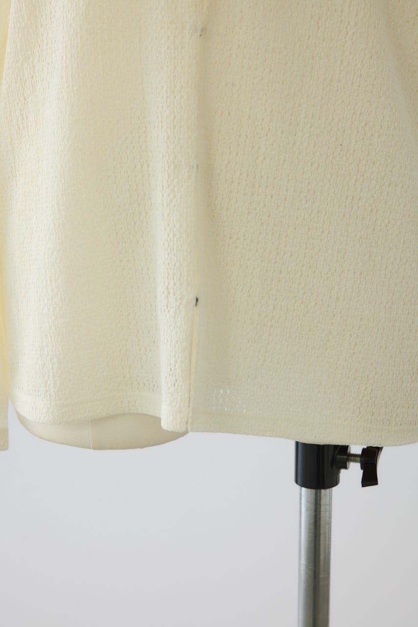 Sheer lace hook tops WHT FREE