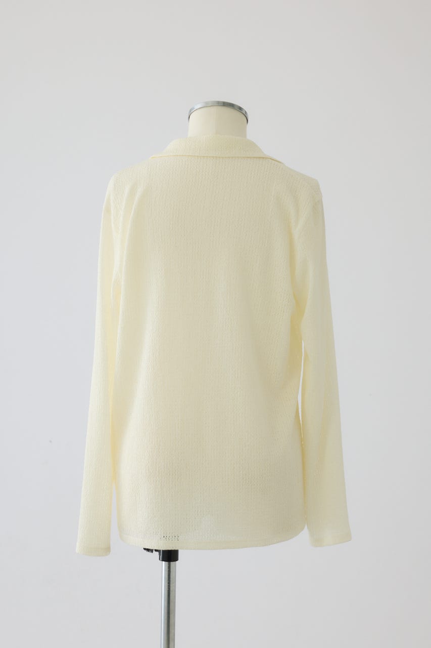 2/18- order start Sheer lace hook tops WHT FREE