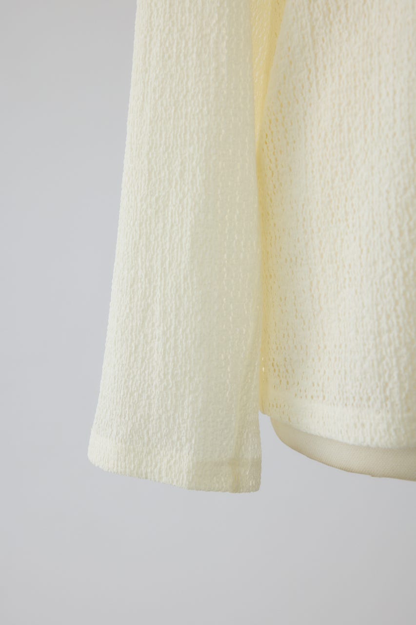 2/18- order start Sheer lace hook tops WHT FREE