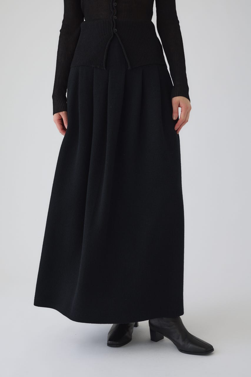 12/17- order start High waist bomber knit SK BLK 36