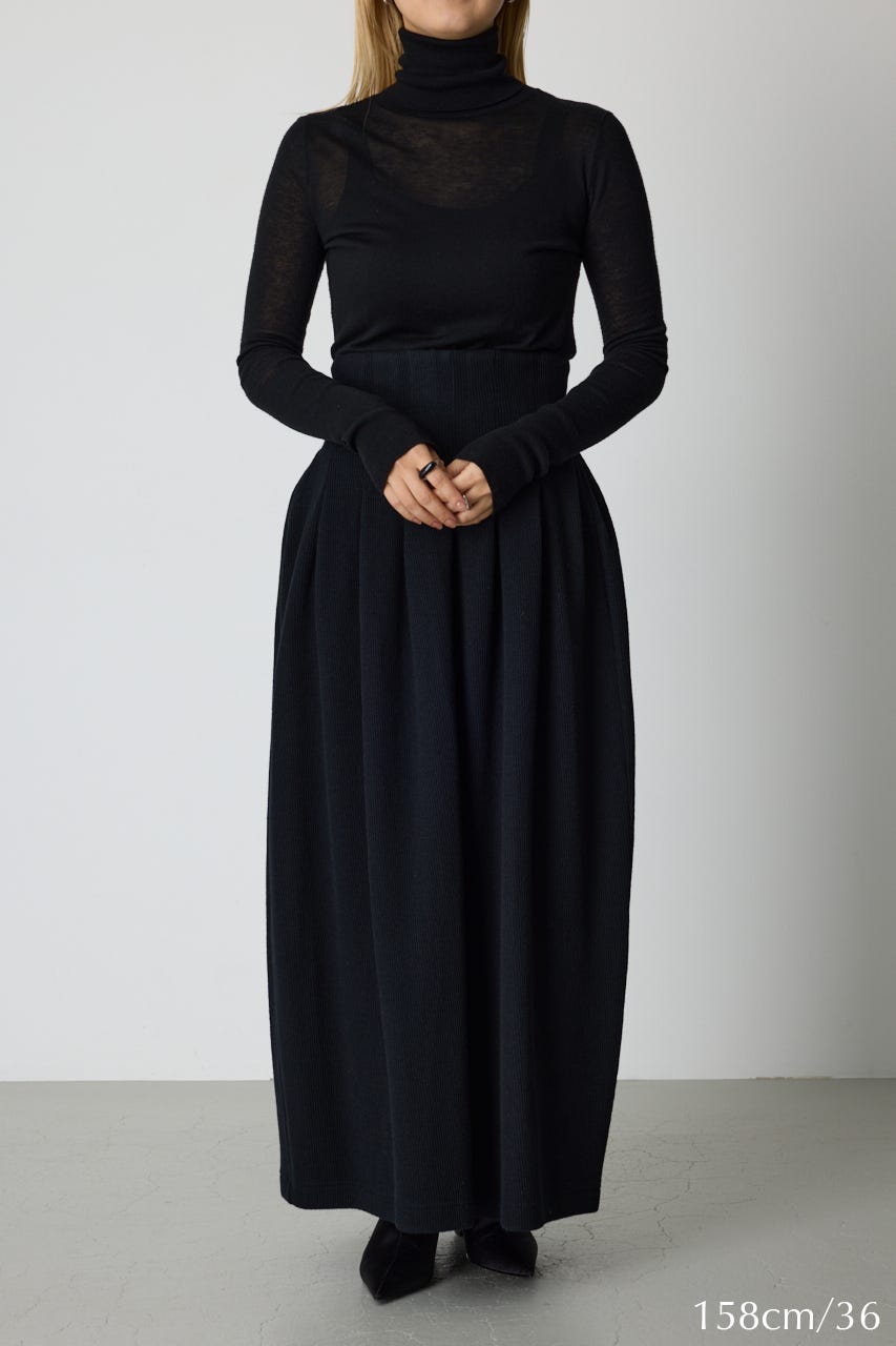 12/17- order start High waist bomber knit SK BLK 36